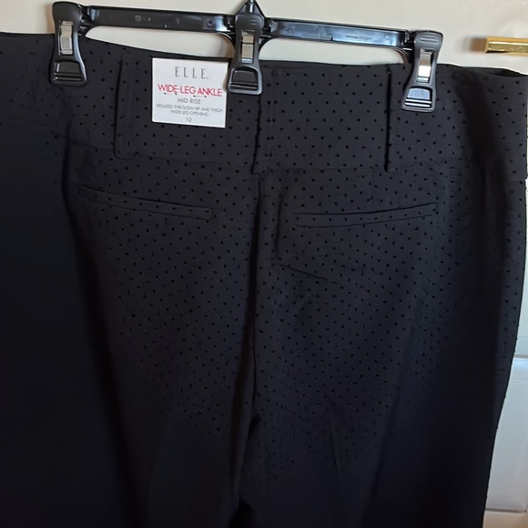 Elle Wide Legged Cropped Trouser Size 12 - Picture 4 of 7